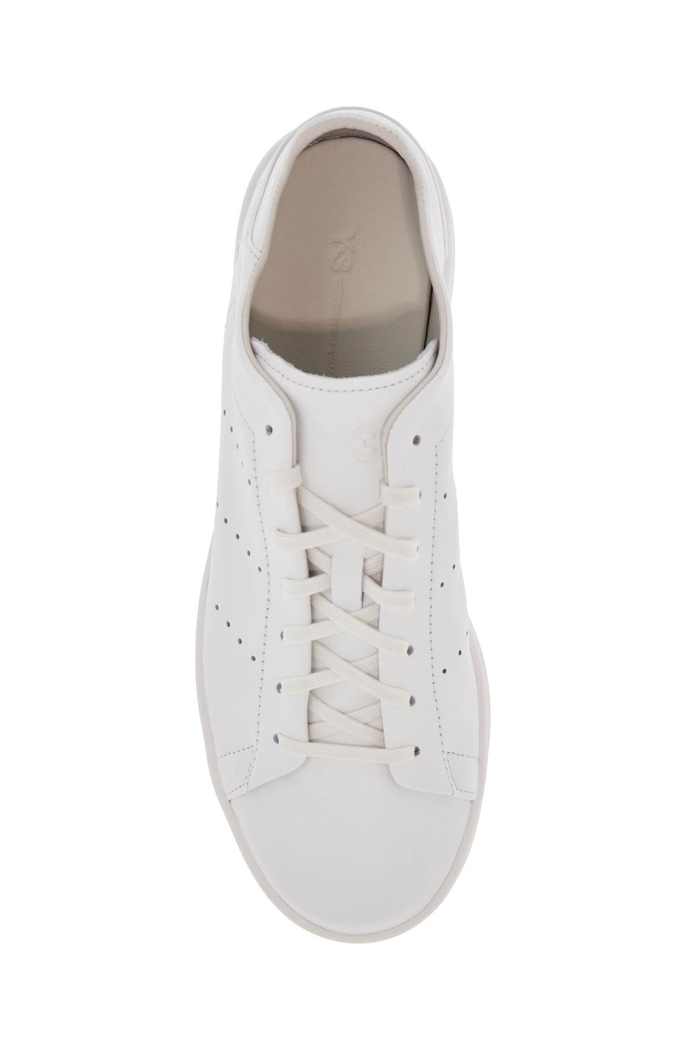 white leather sneakers with minimalist design-1