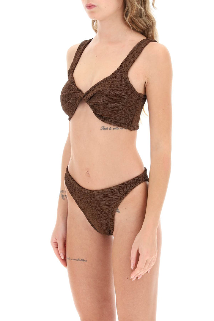 juno metallic-effect bikini set-3