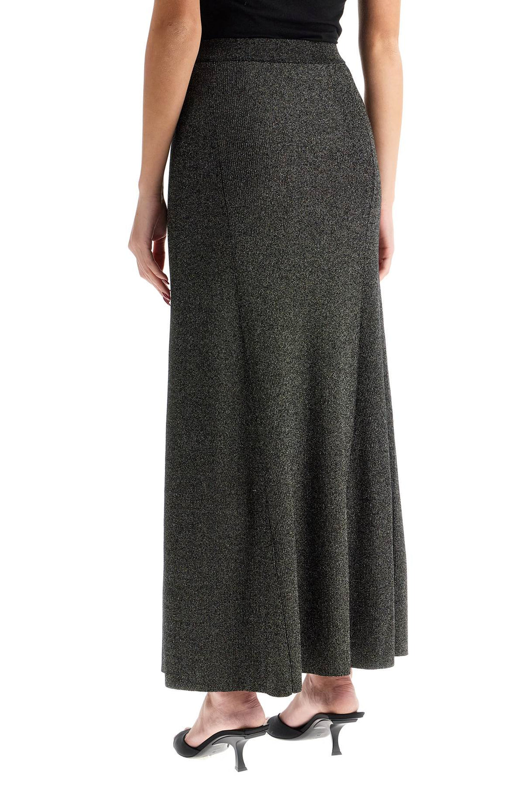 long lurex knit skirt-2