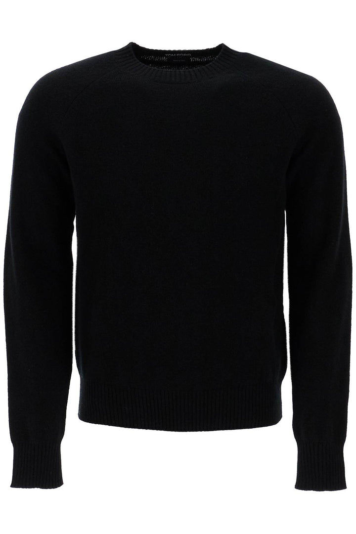 crewneck wool and cashmere pul-0