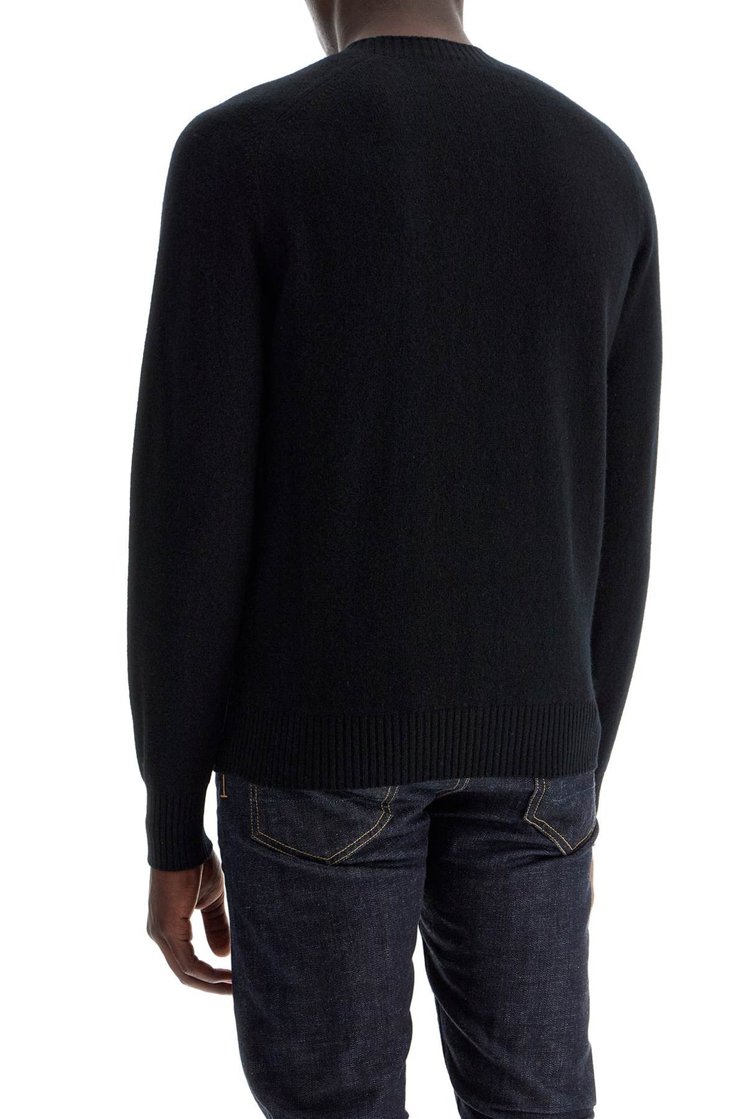 crewneck wool and cashmere pul-2