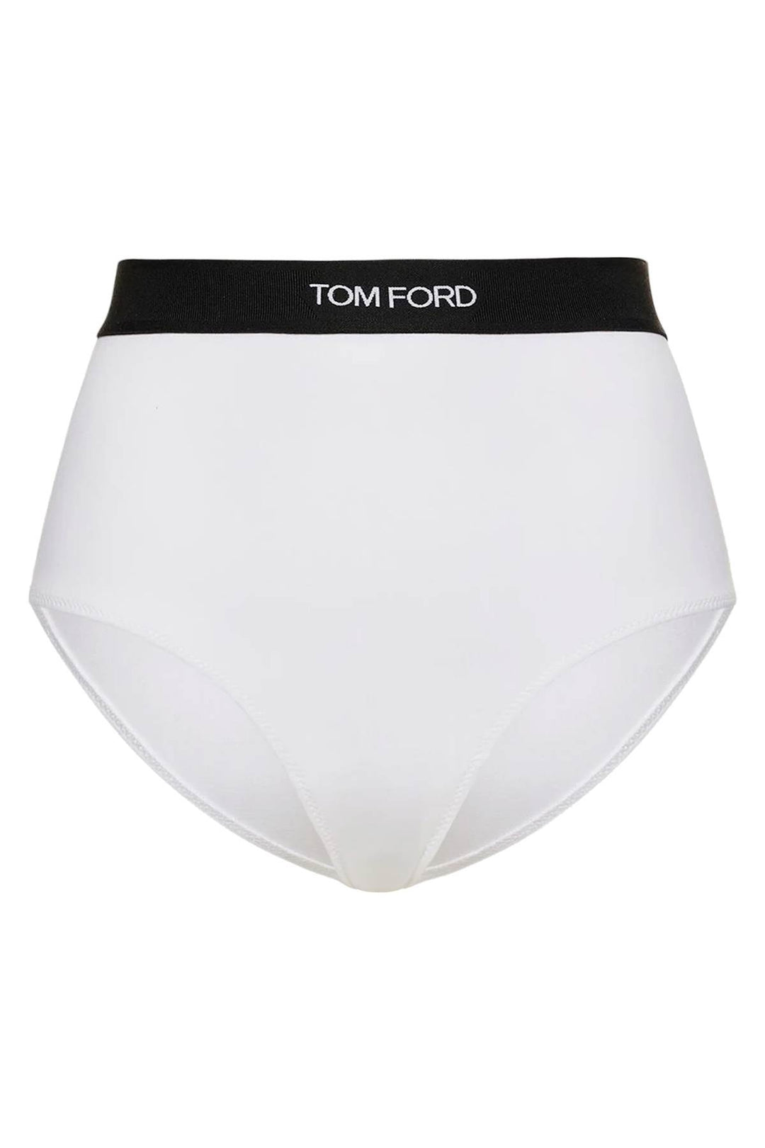 high-waisted underwear briefs with logo band-0