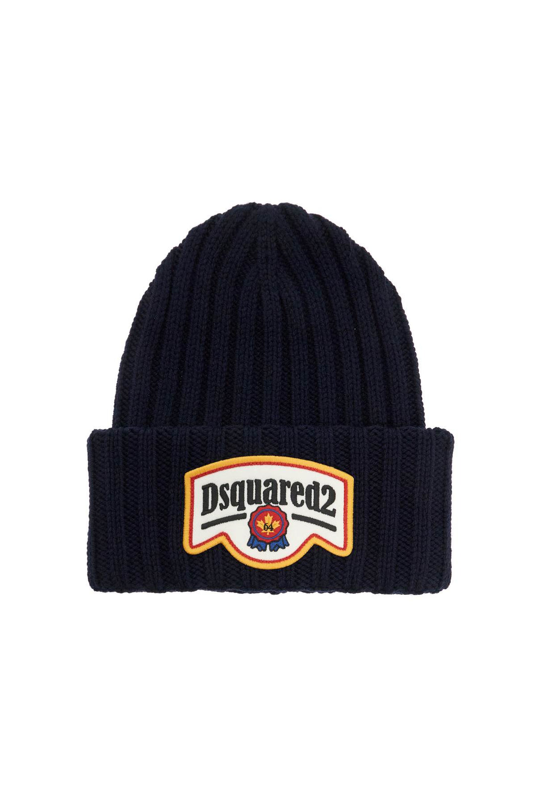 "beanie hat with patch logo-0