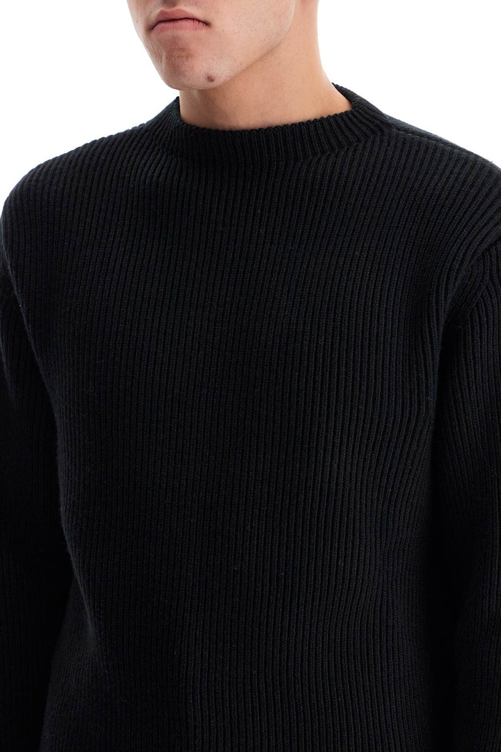 ribbed wool pullover sweater-3