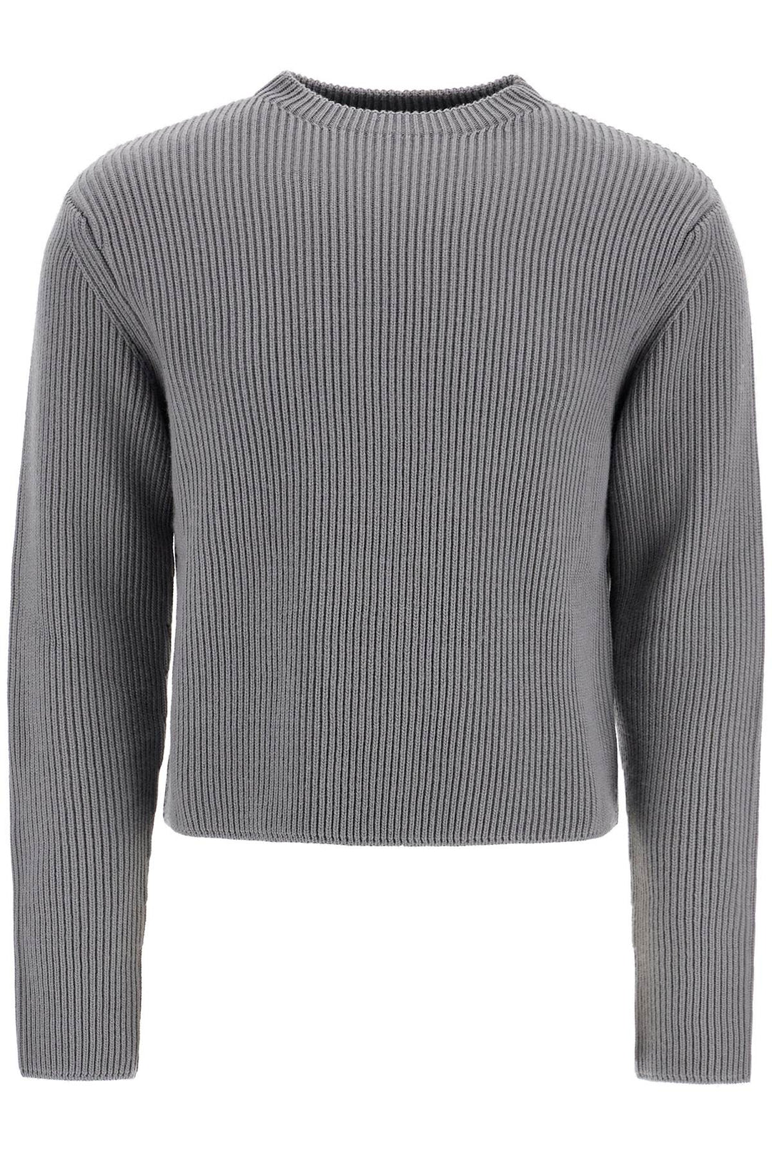 ribbed wool pullover sweater-0