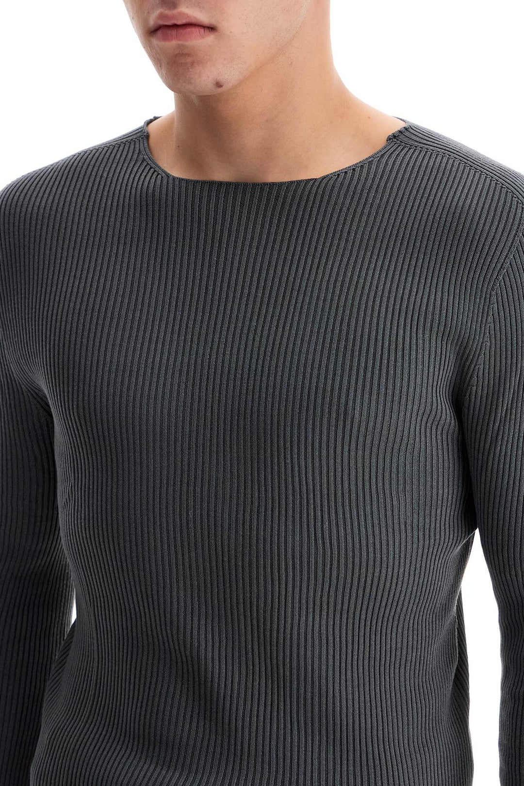 slim fit knit pullover sweater-3