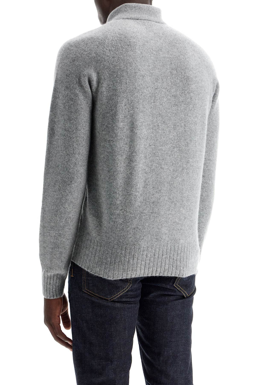 cashmere polo-style pullover-2