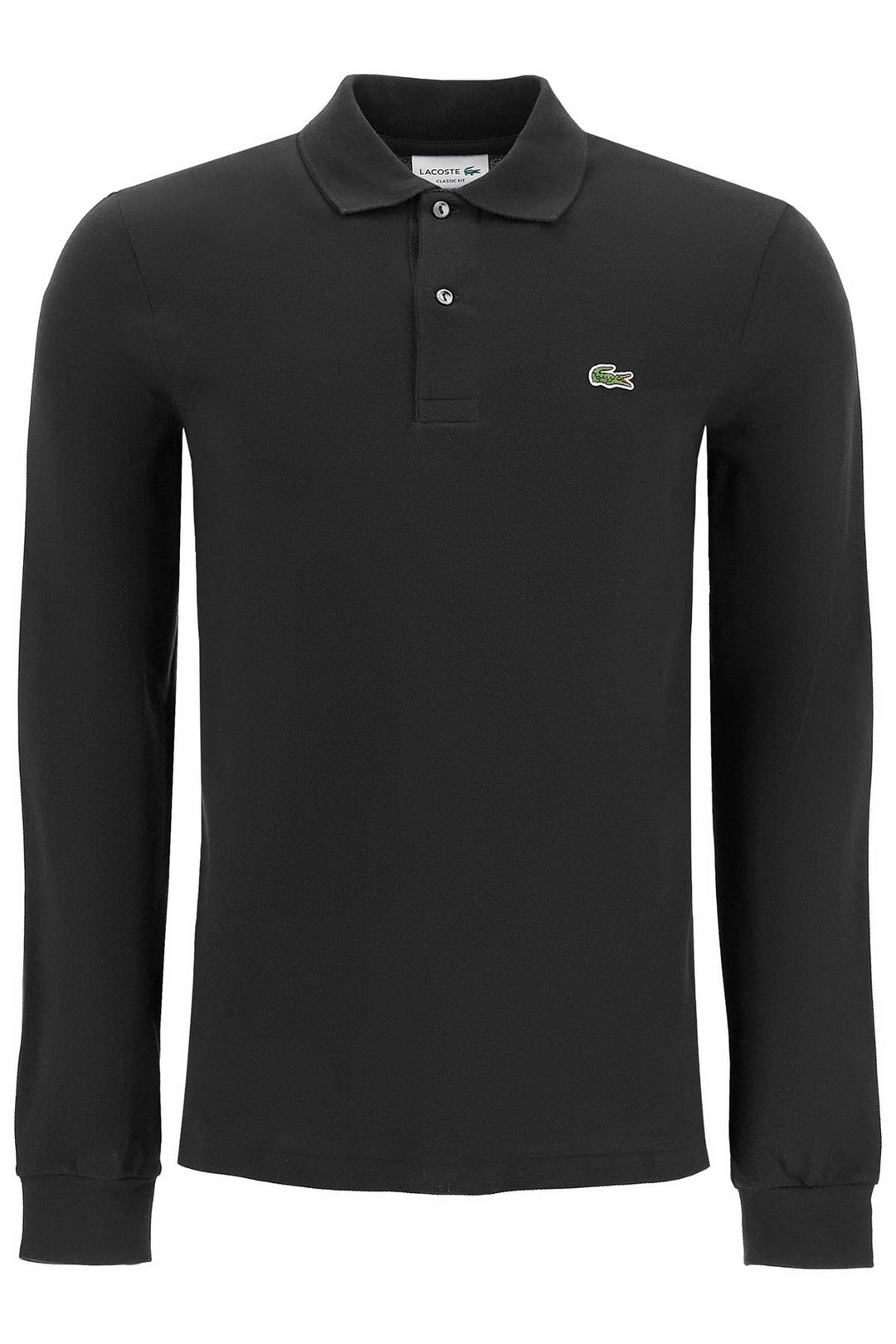 "classic fit long sleeve polo shirt-0