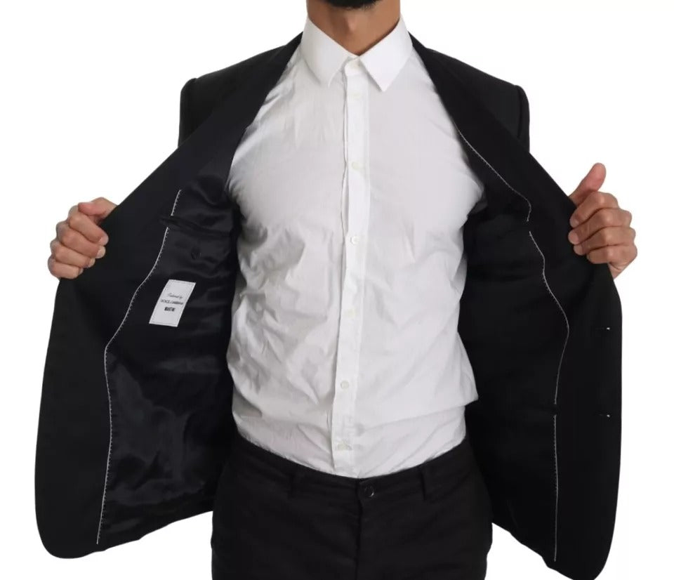 Black Slim Jacket Coat Blazer MARTINI