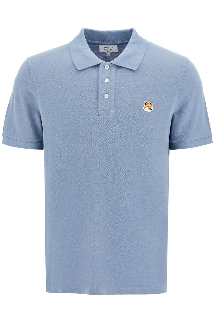 "regular fit fox head polo shirt-0