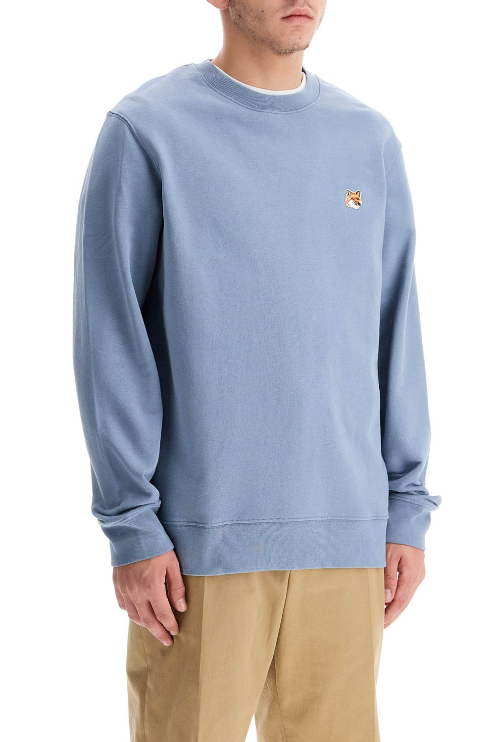 'fox head patch sweatshirt with-1