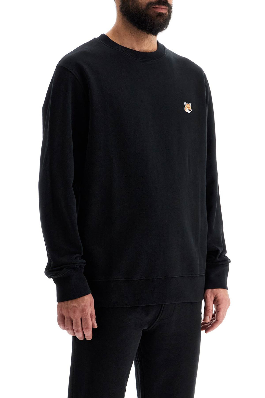 'fox head patch sweatshirt with-1