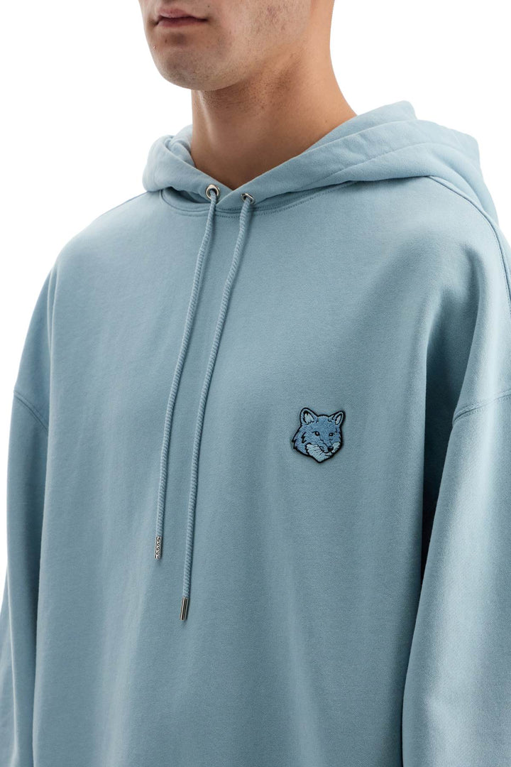 bold fox head hooded sweatshirt-3