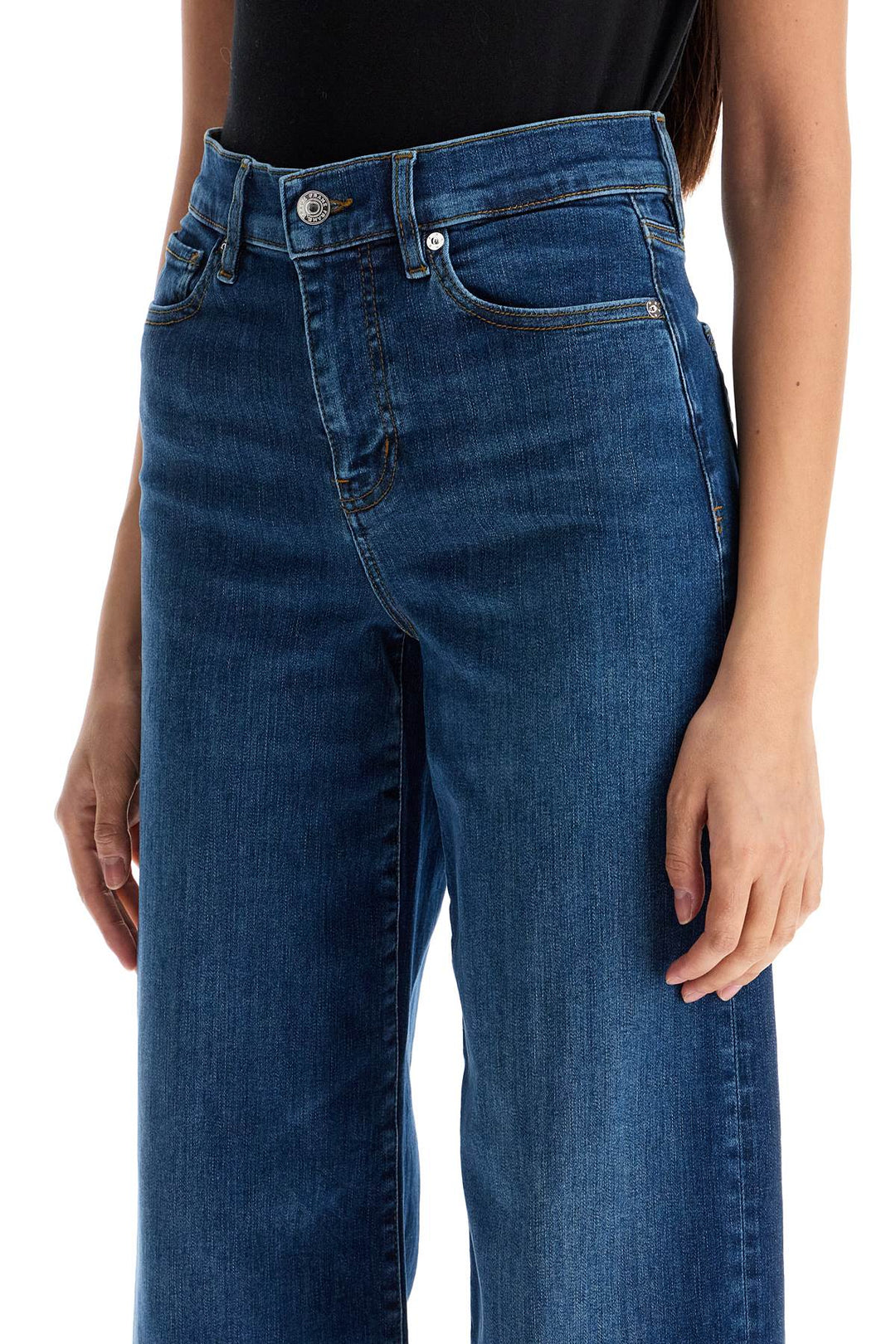 'le slim palazzo' cropped jeans-3