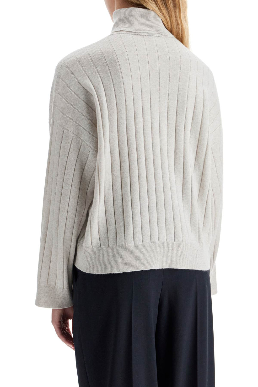 high-neck cashmere pullover sweater-2