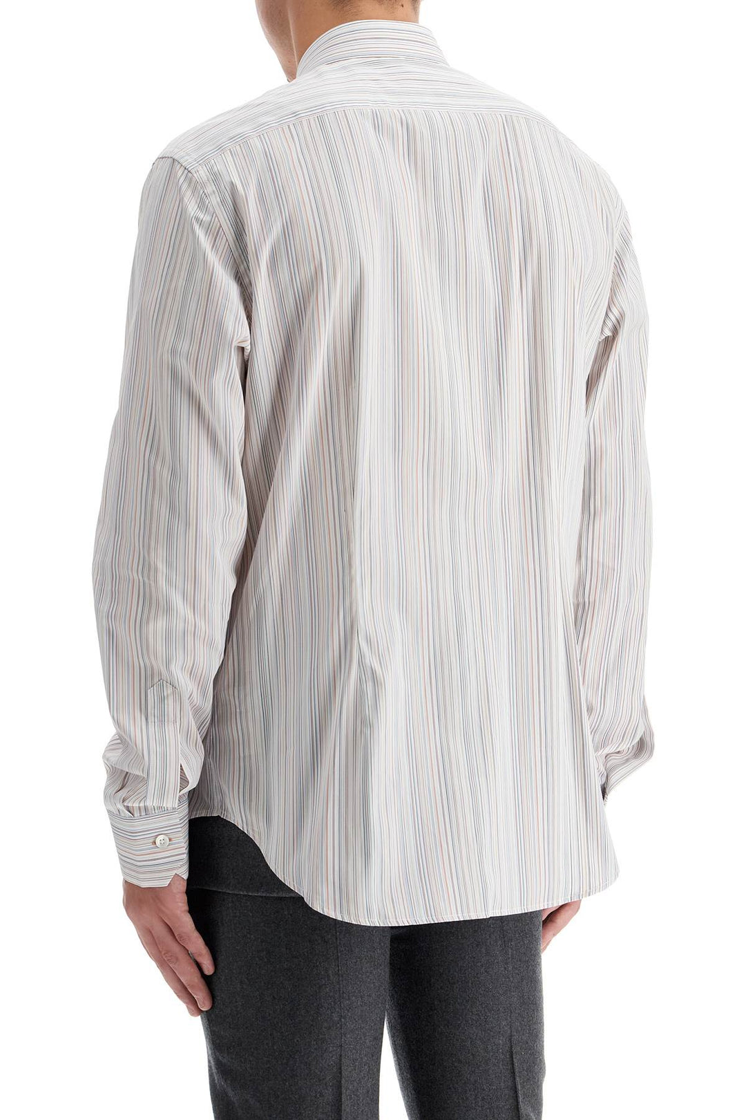 striped slim fit shirt-2