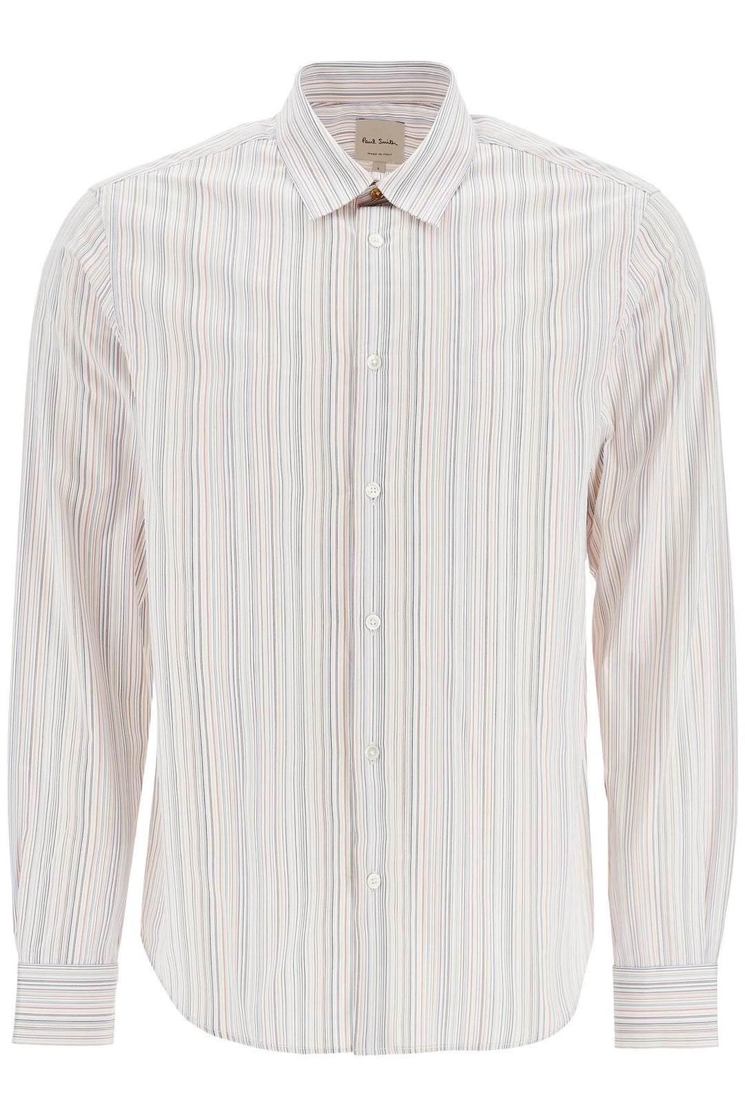 striped slim fit shirt-0