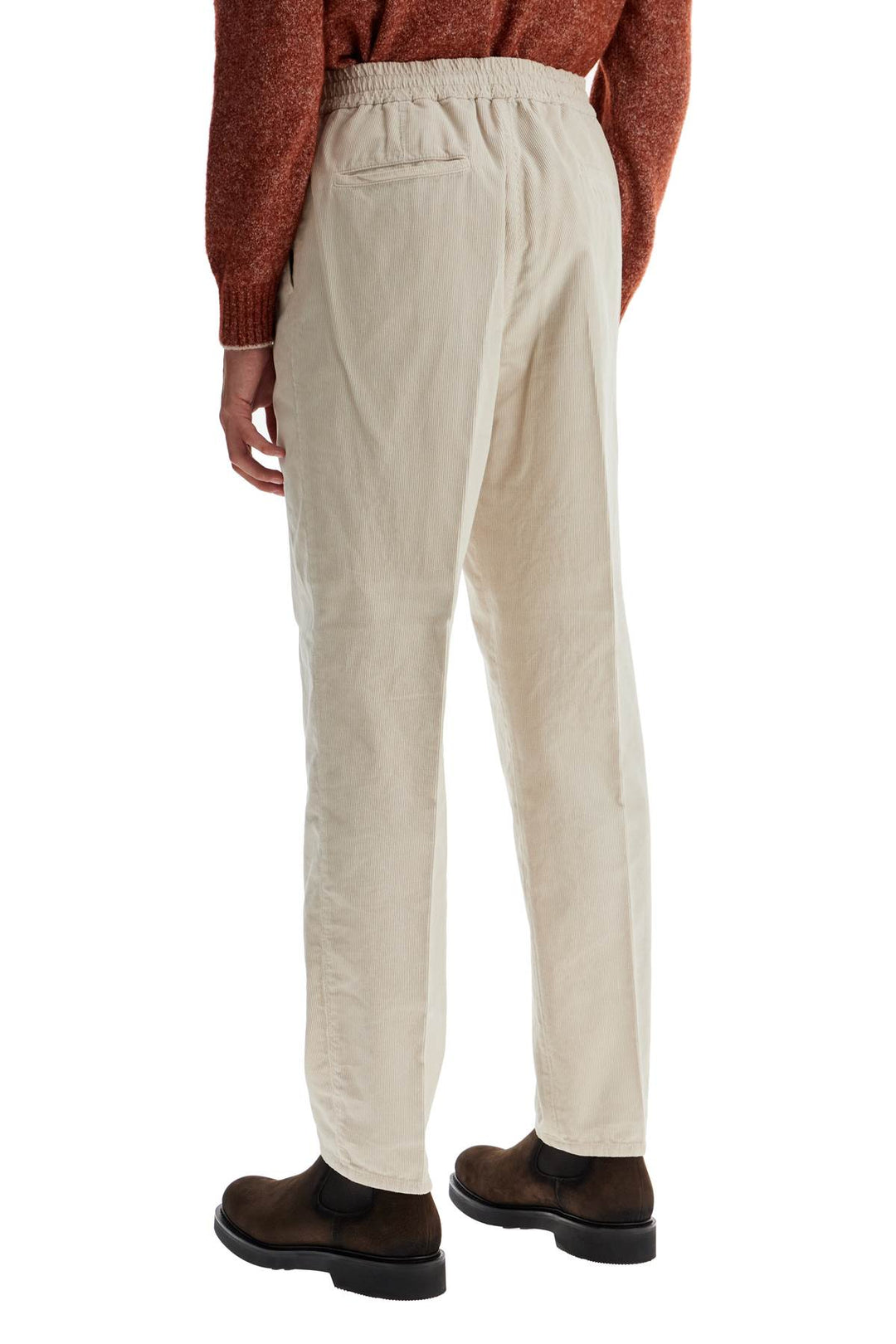 corduroy leisure fit pants-2