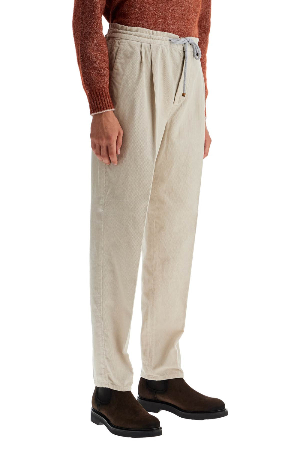 corduroy leisure fit pants-1