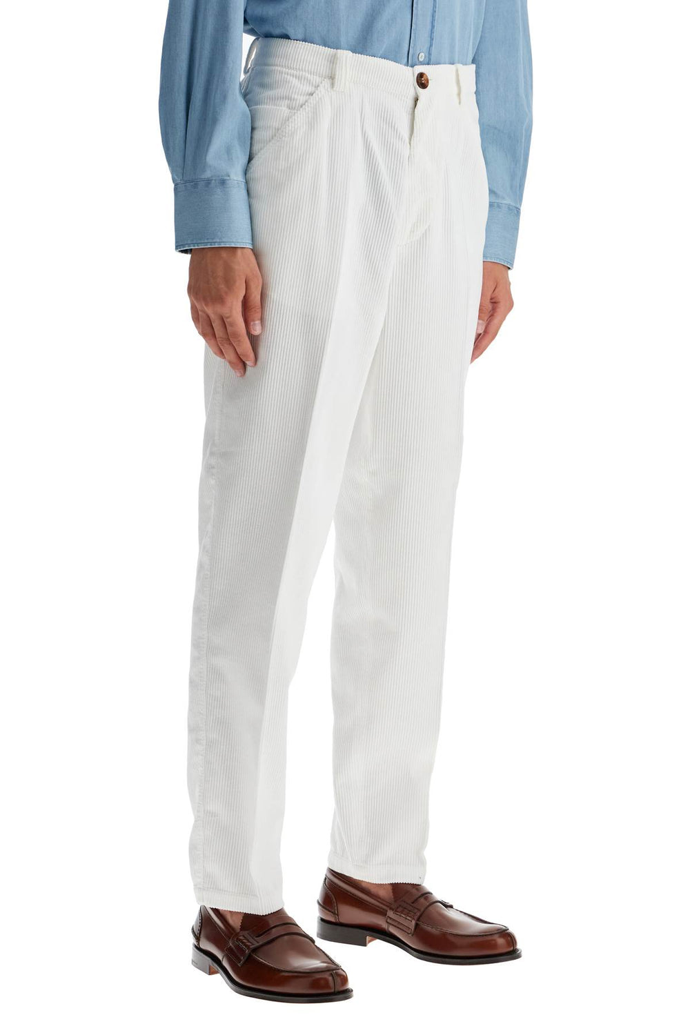 corduroy leisure fit pants-1