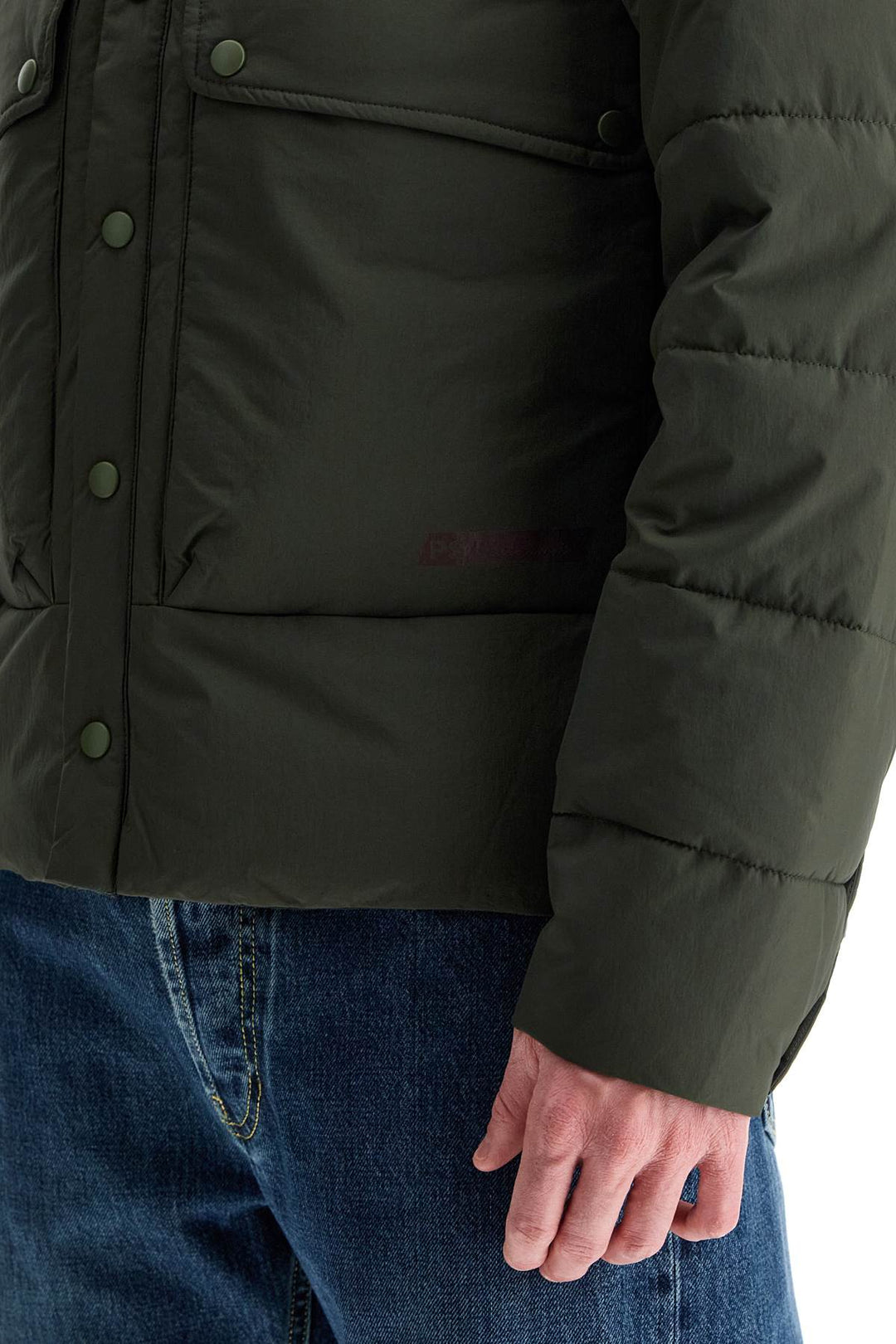 lightweight recycled nylon down jacket-3