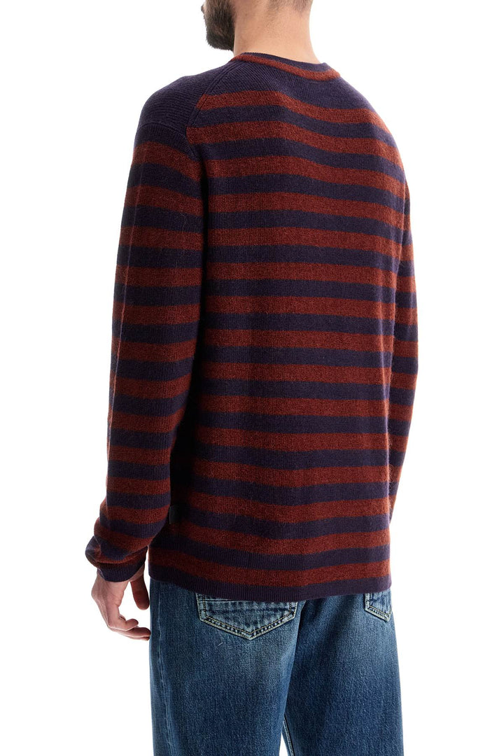 striped wool and mohair blend pullover-2