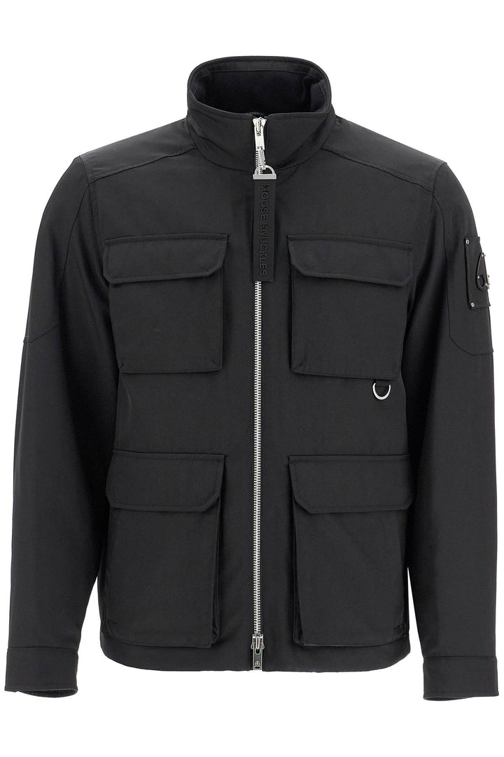 'technical twill field jacket'-0