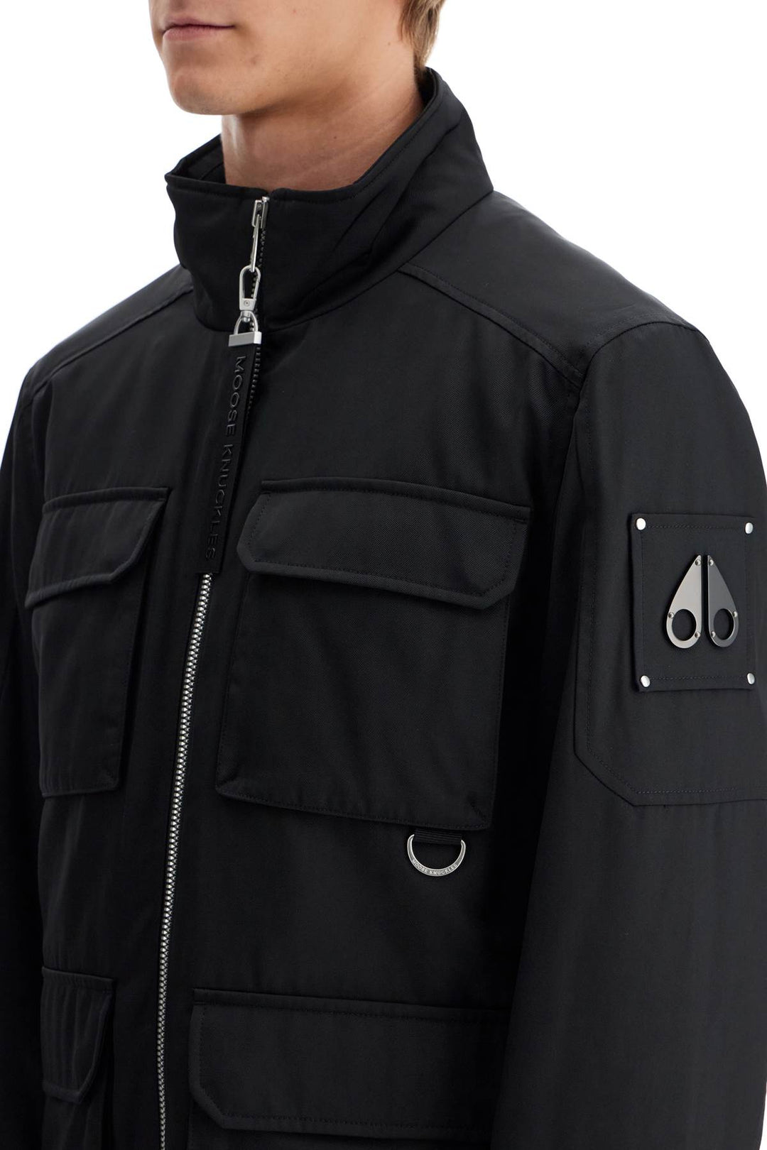 'technical twill field jacket'-3