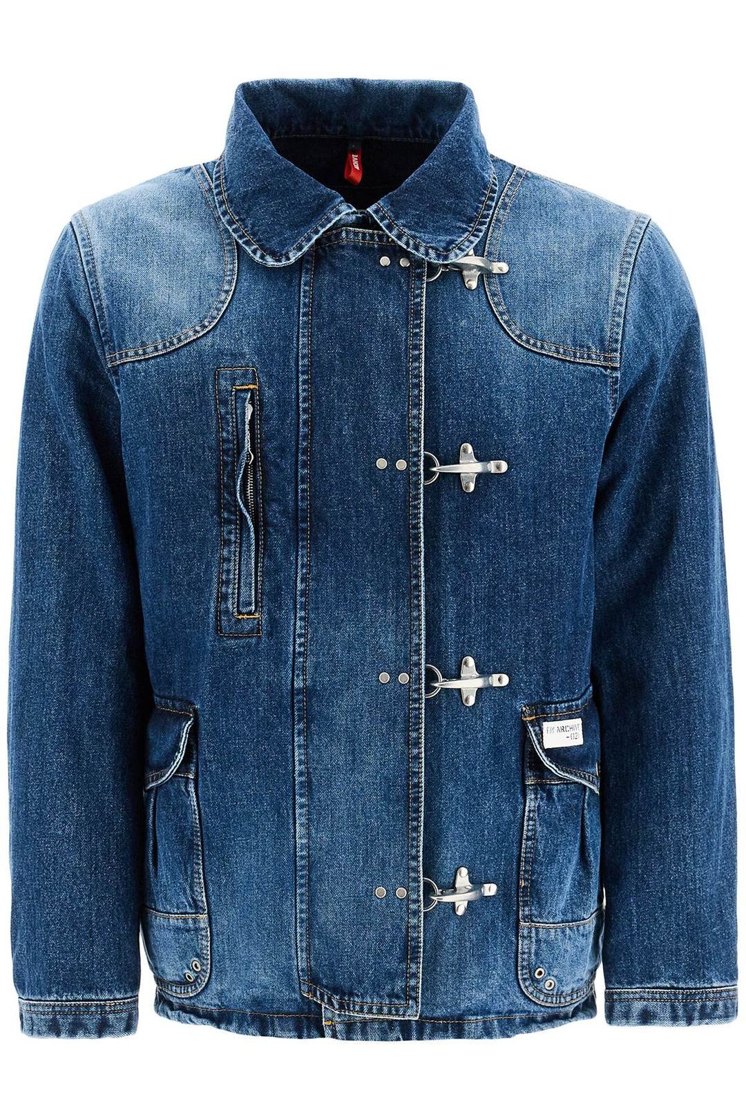 denim jacket with 4 hooks-0