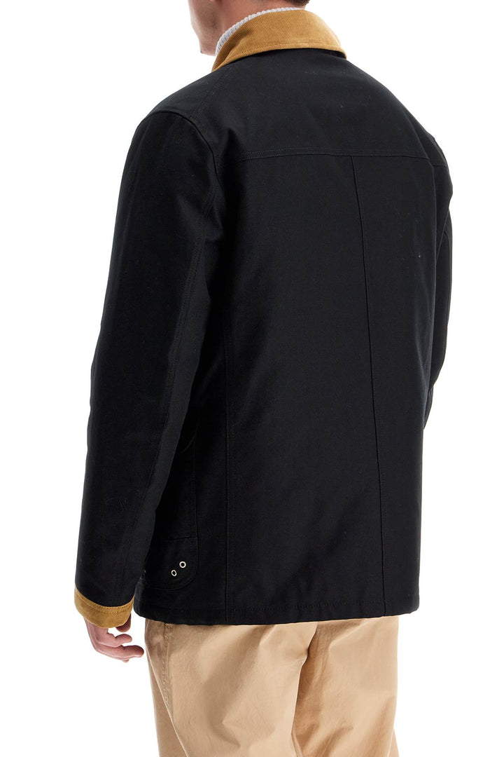 "4-hook canvas jacket with classic-2