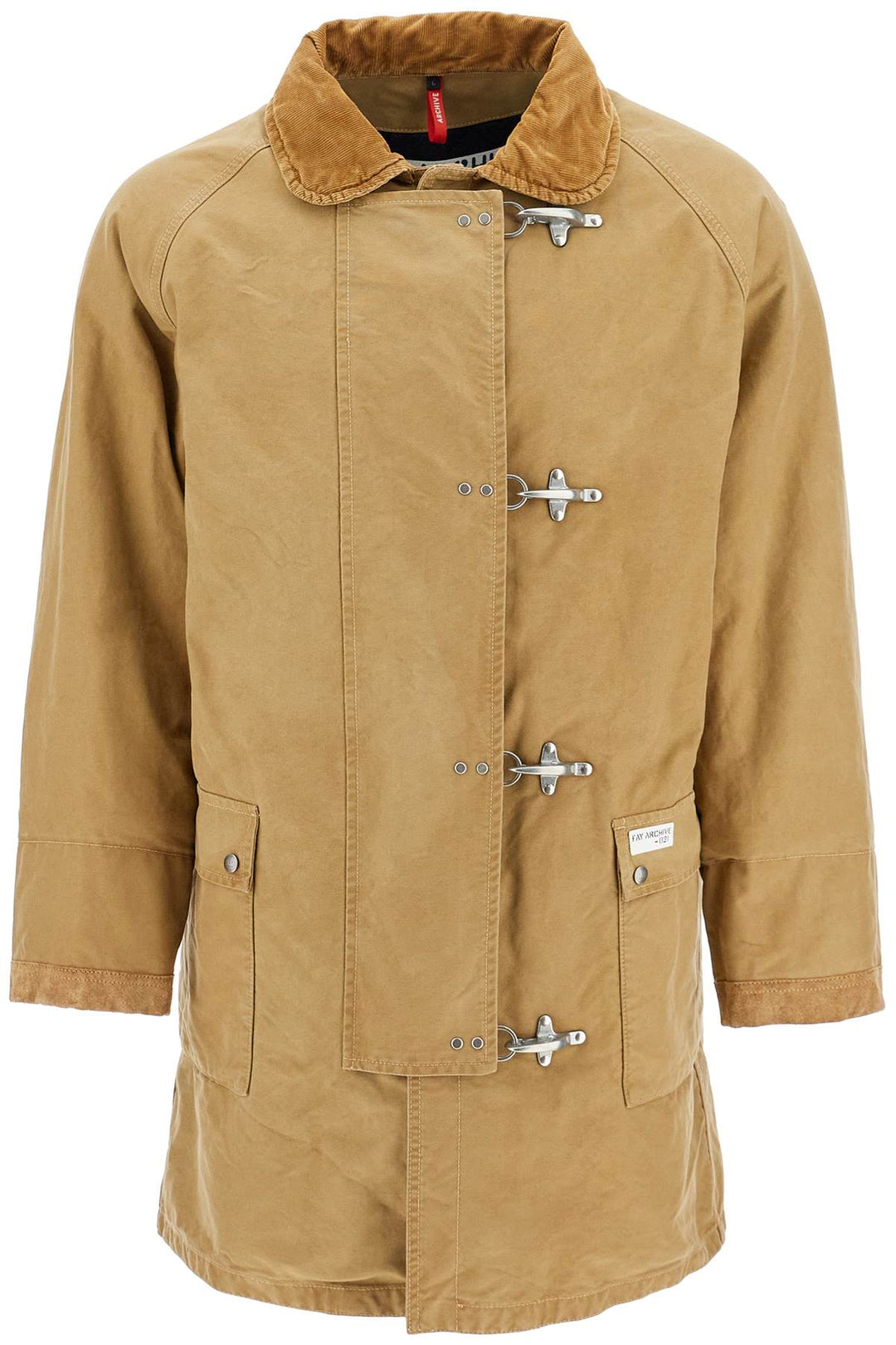 padded canvas jacket coat-0