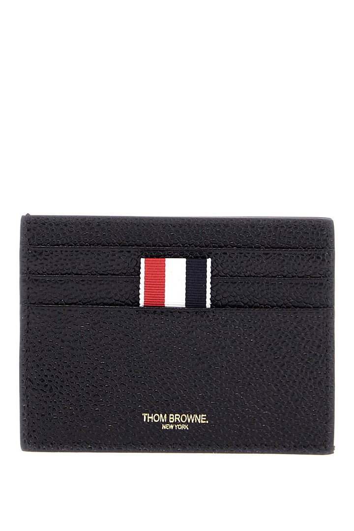 black calfskin credit card holder with note compartment for men-0