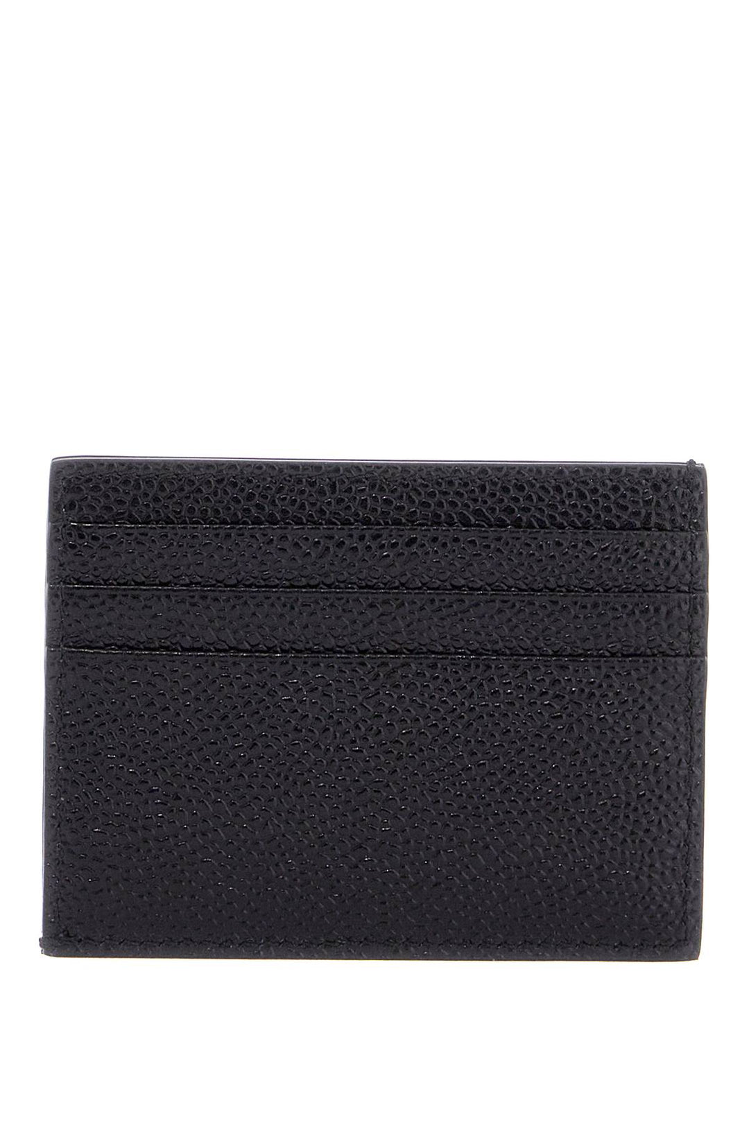 black calfskin credit card holder with note compartment for men-1