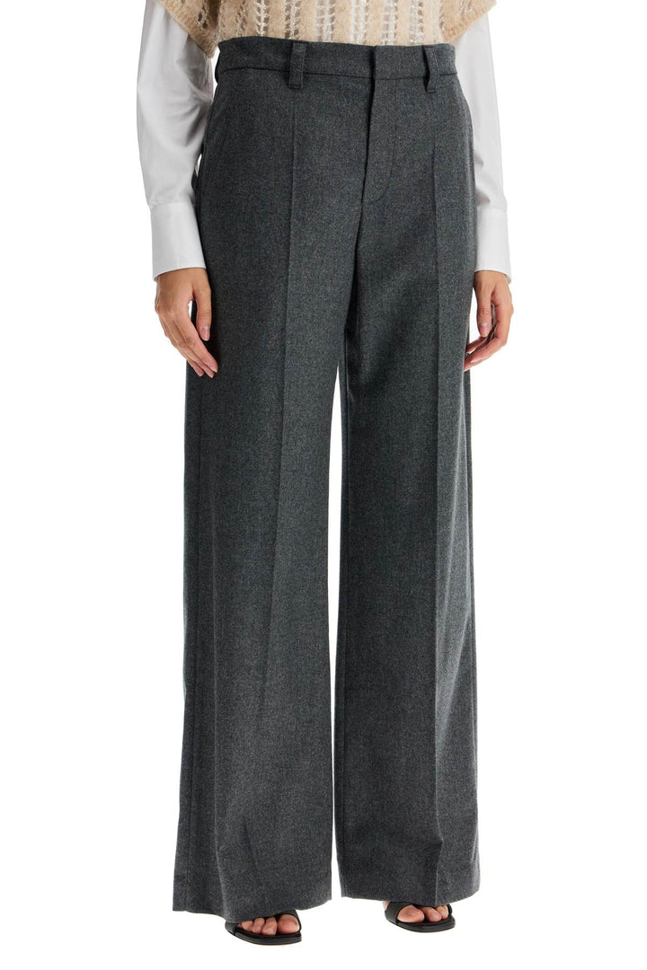 tailored flannel trousers for-1