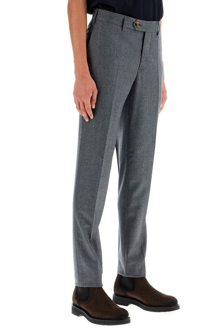 italian fit flannel trousers for a-1