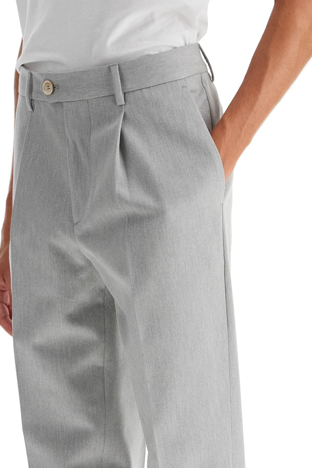 leisure gabardine pants-3