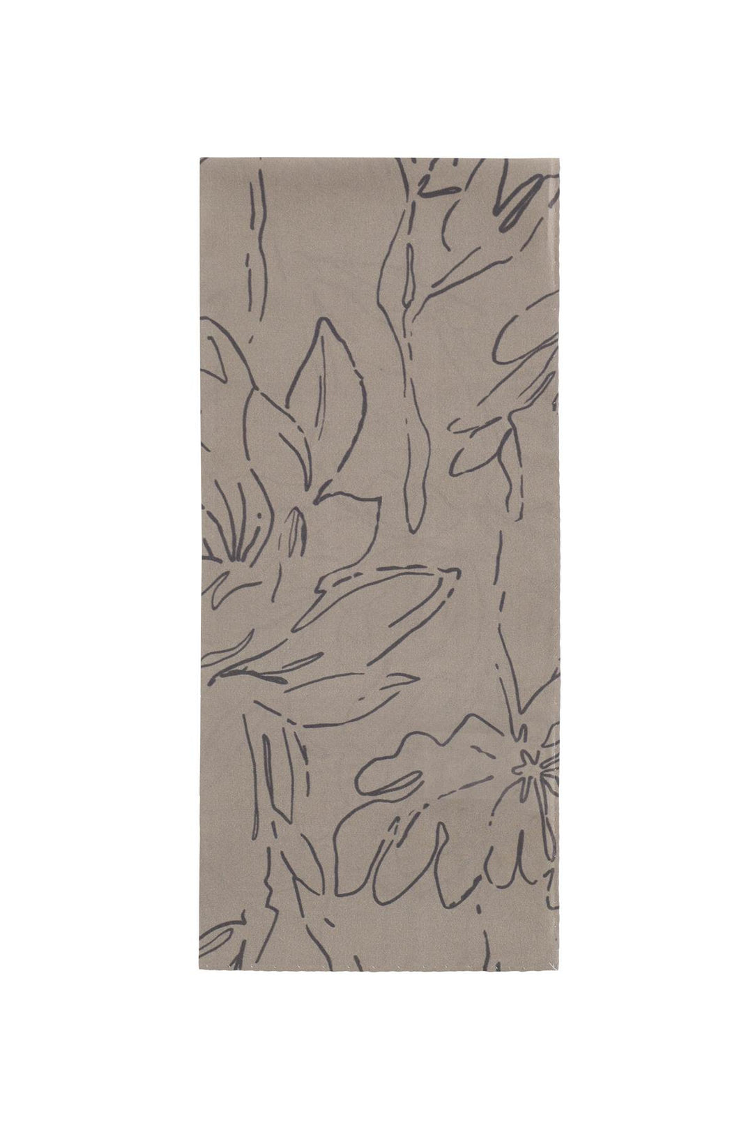 magnolia print silk scar-0