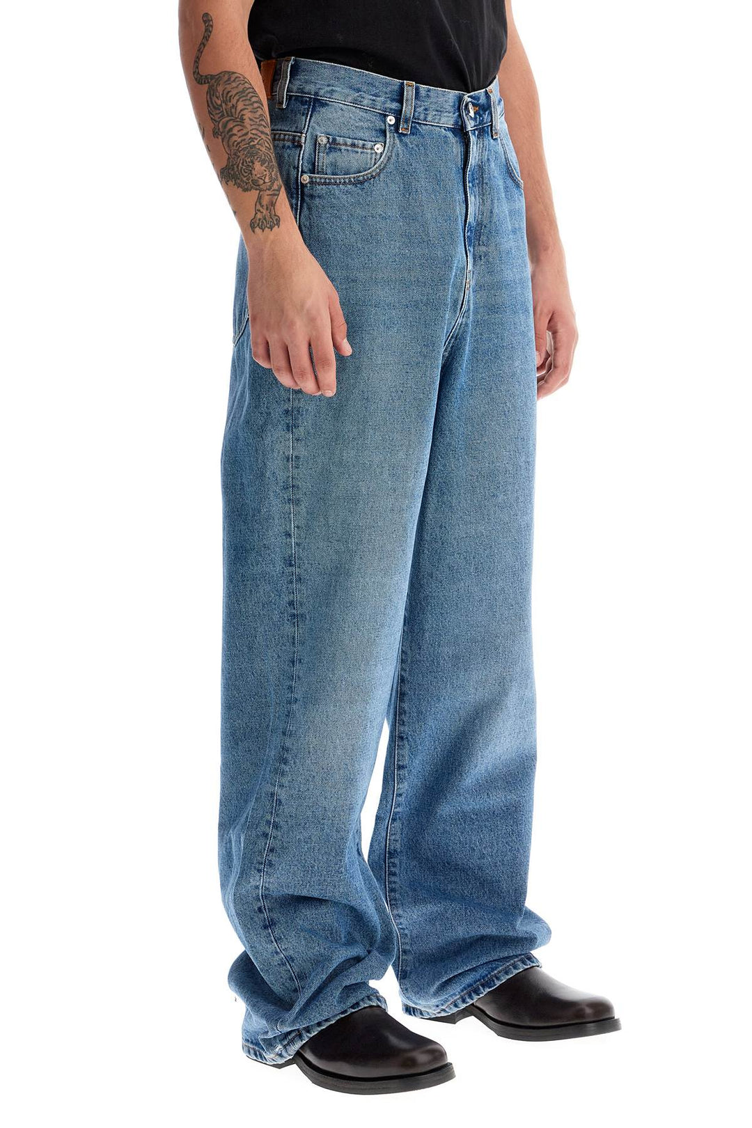 disco cut jeans with-1