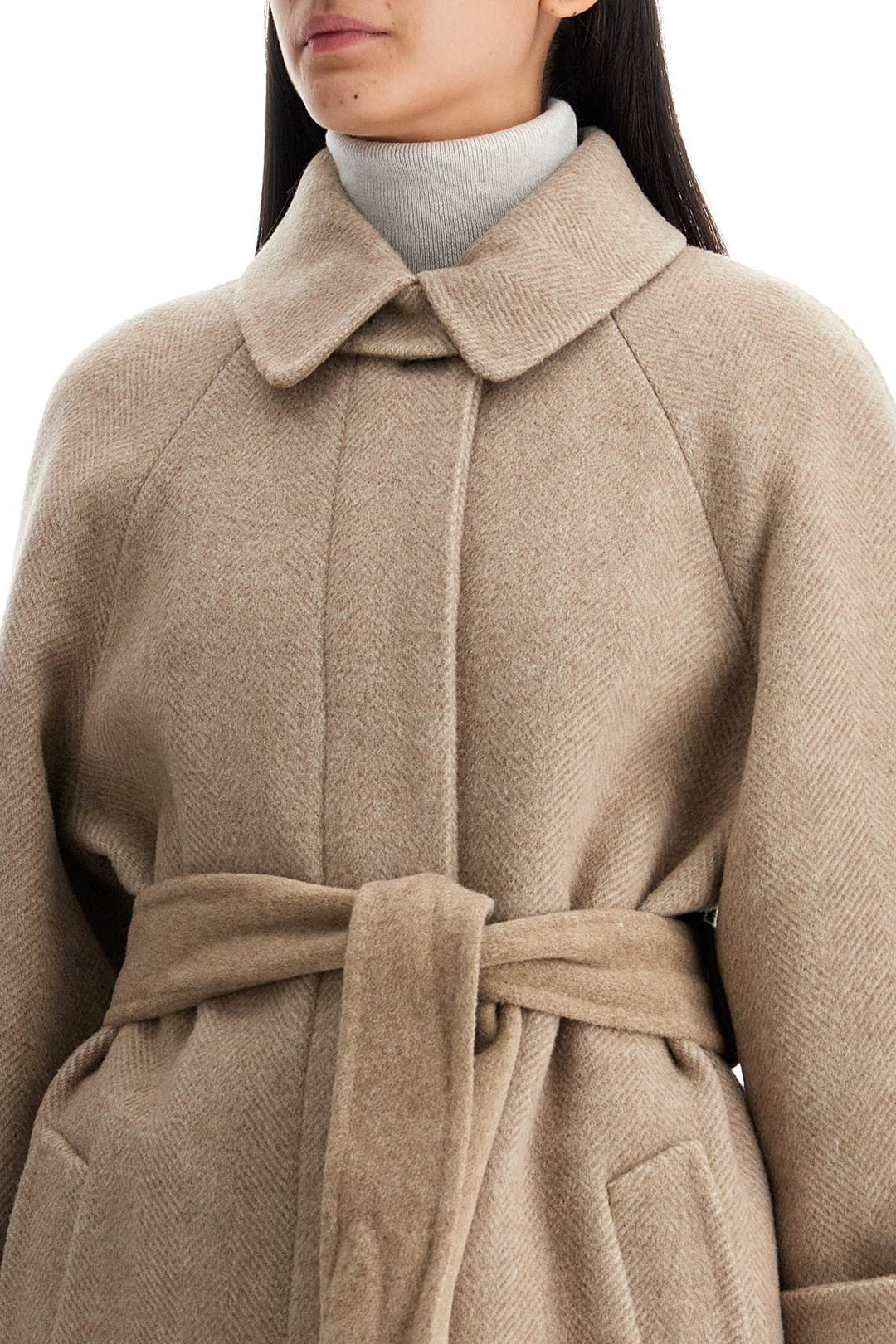 wool and cashmere coat with belt.-3