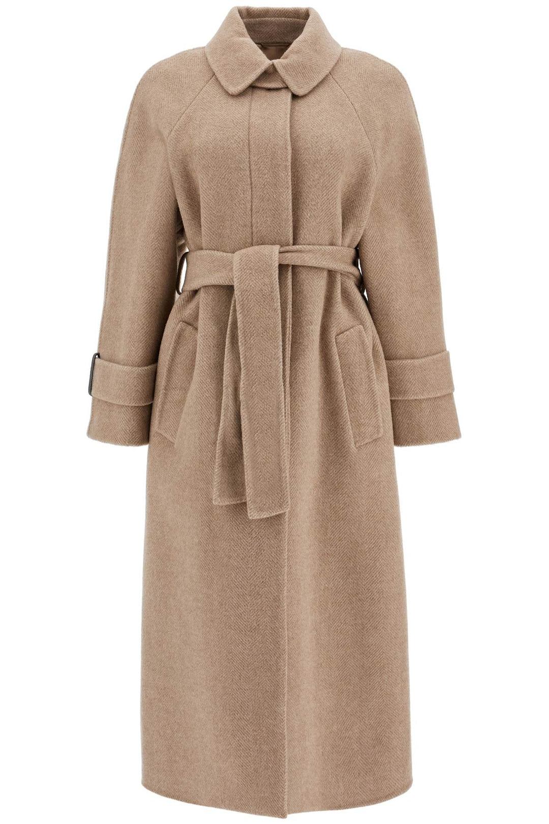 wool and cashmere coat with belt.-0