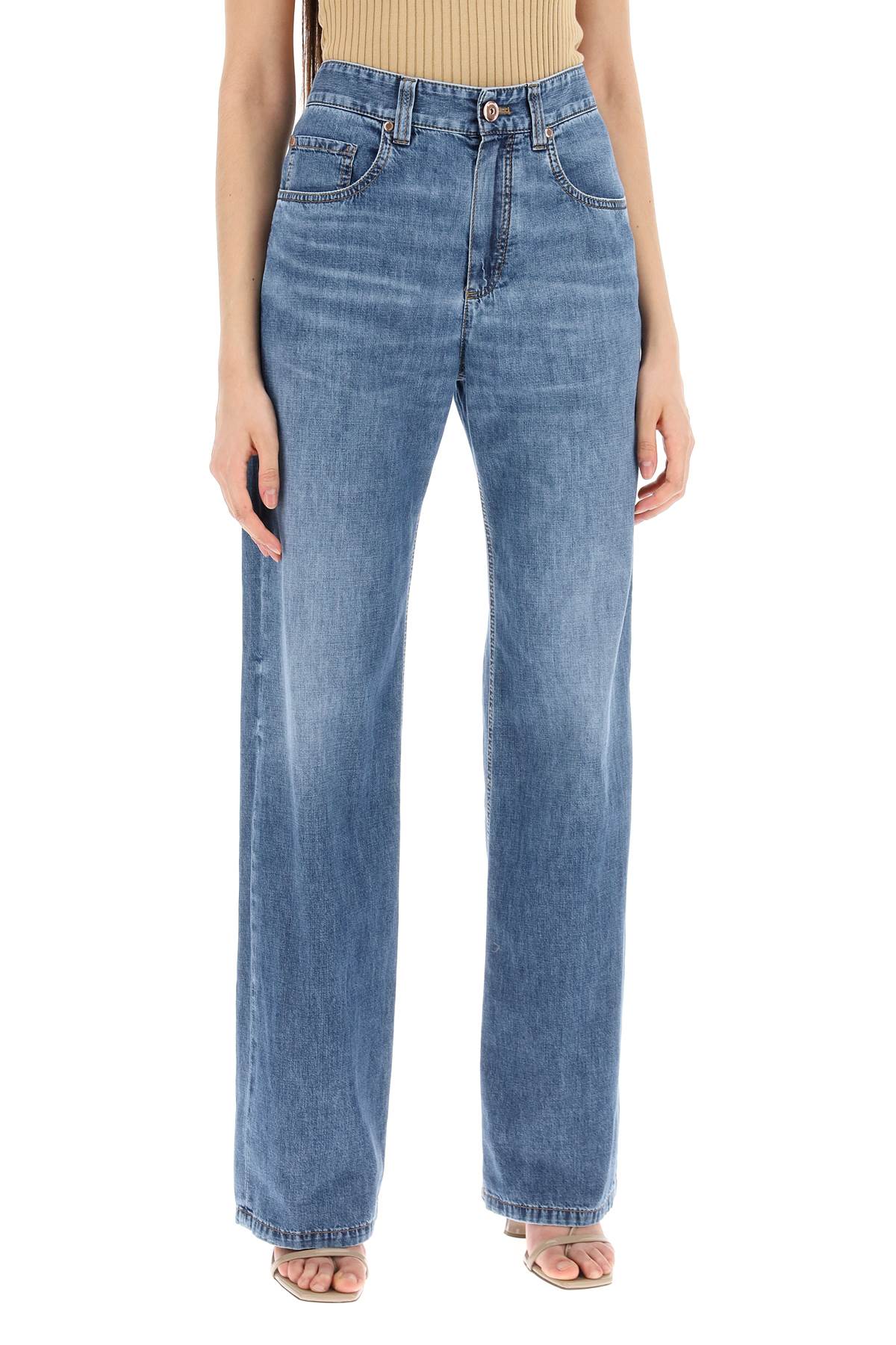 loose cotton denim jeans in nine words-1