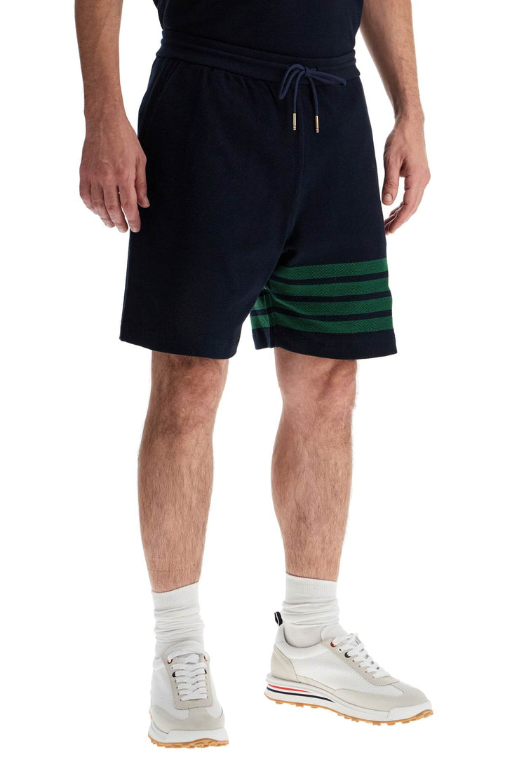 4-bar cotton bermuda shorts-1