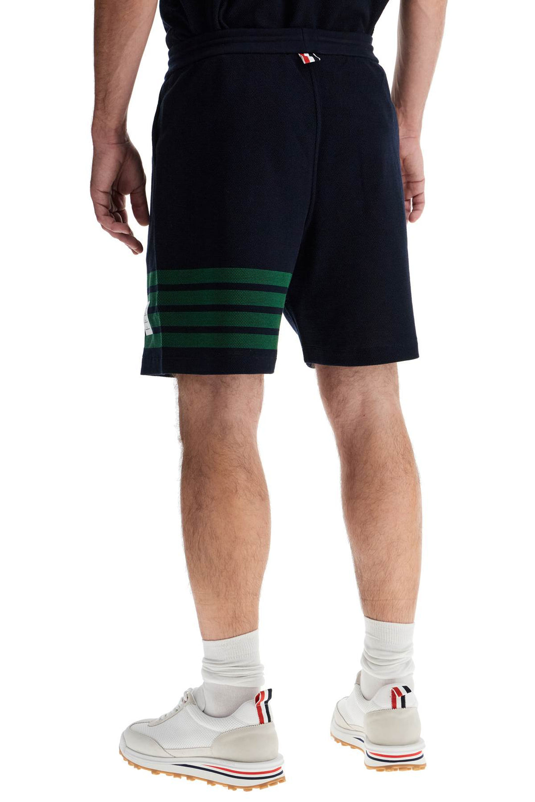 4-bar cotton bermuda shorts-2