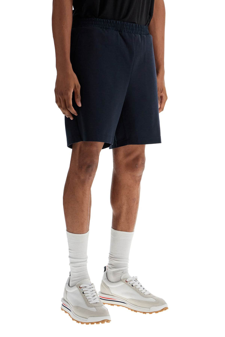 navy combo mid thigh ripstop and wool shorts-1