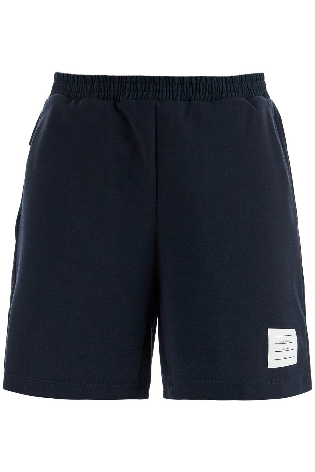 navy combo mid thigh ripstop and wool shorts-0