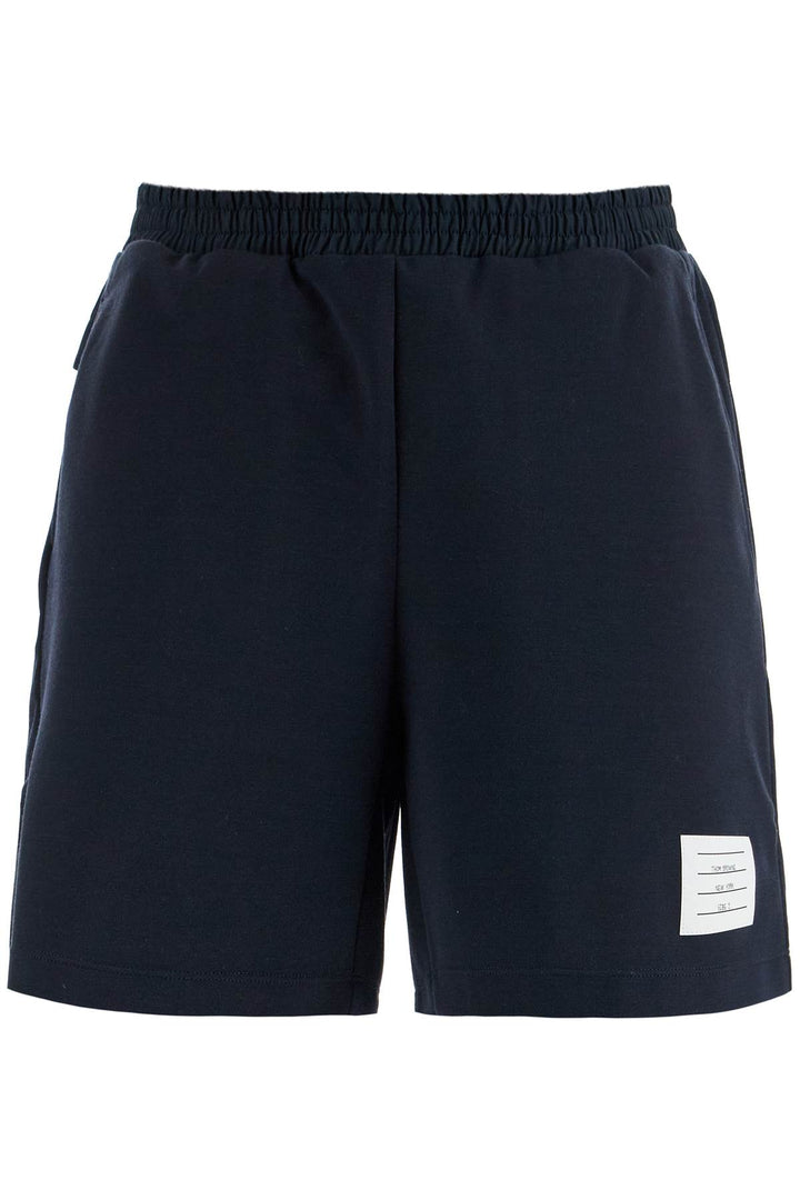 navy combo mid thigh ripstop and wool shorts-0