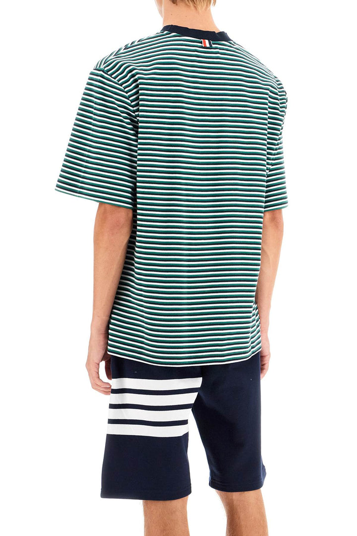 "striped oversized jersey t-shirt"-2