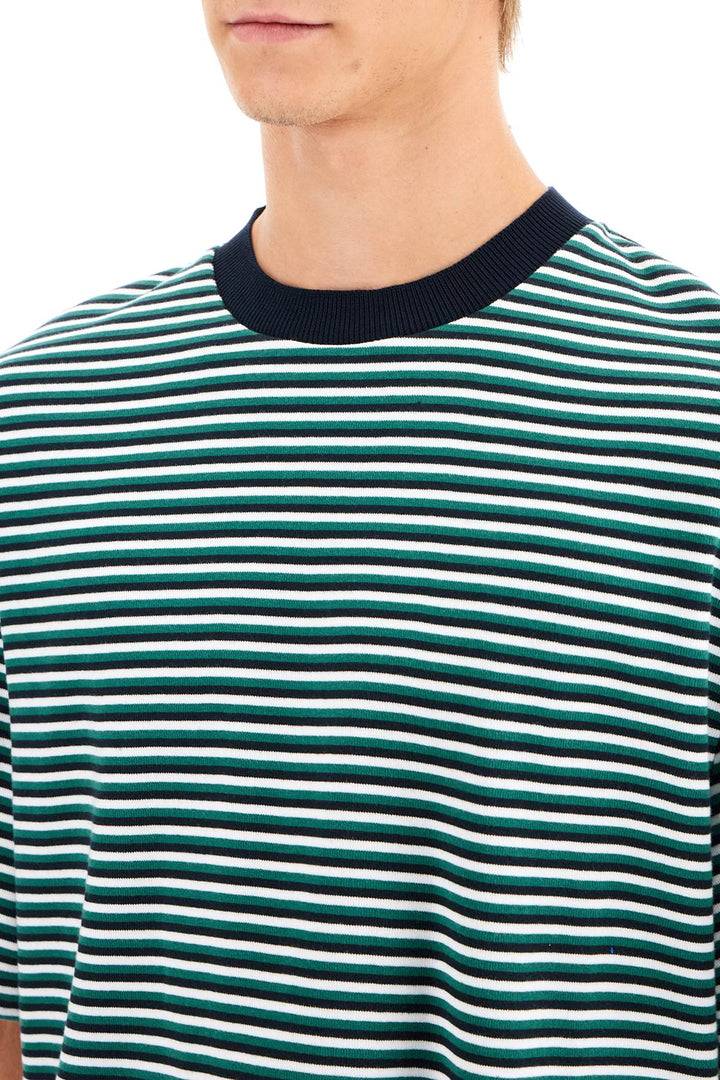 "striped oversized jersey t-shirt"-3