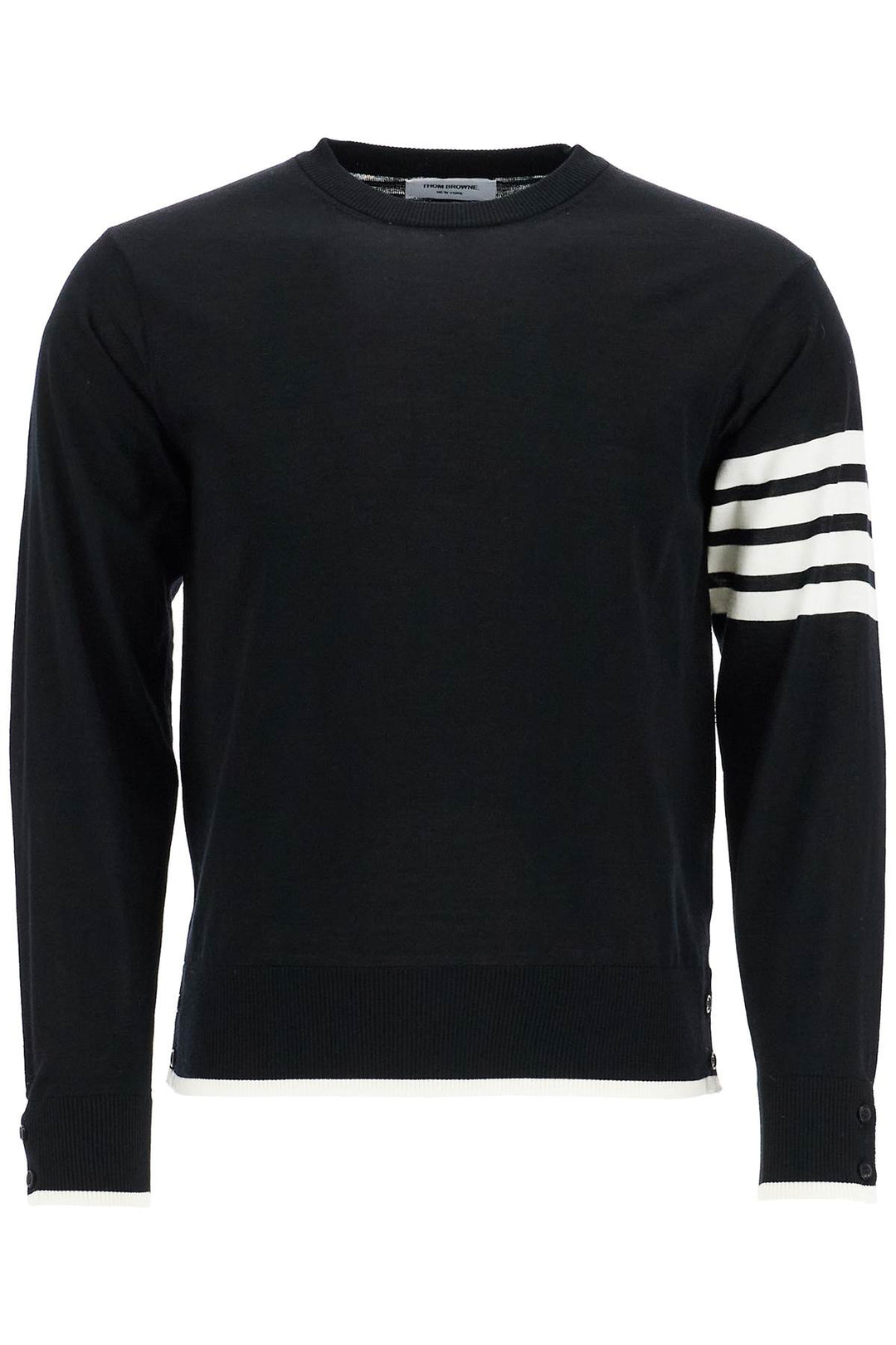 4-bar wool jersey pullover sweater-0