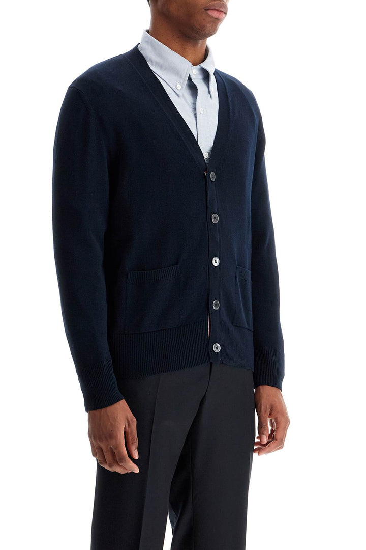 4-bar cotton cardigan for-1